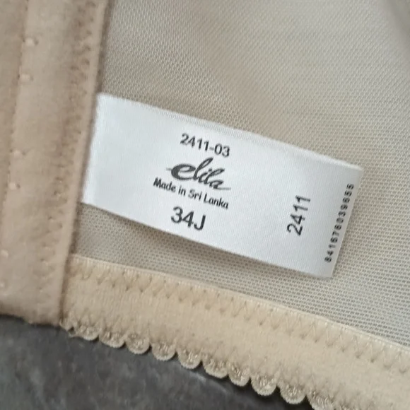 Elila Microfiber Molded Underwire Full Coverage Bra - Picture 8 of 8